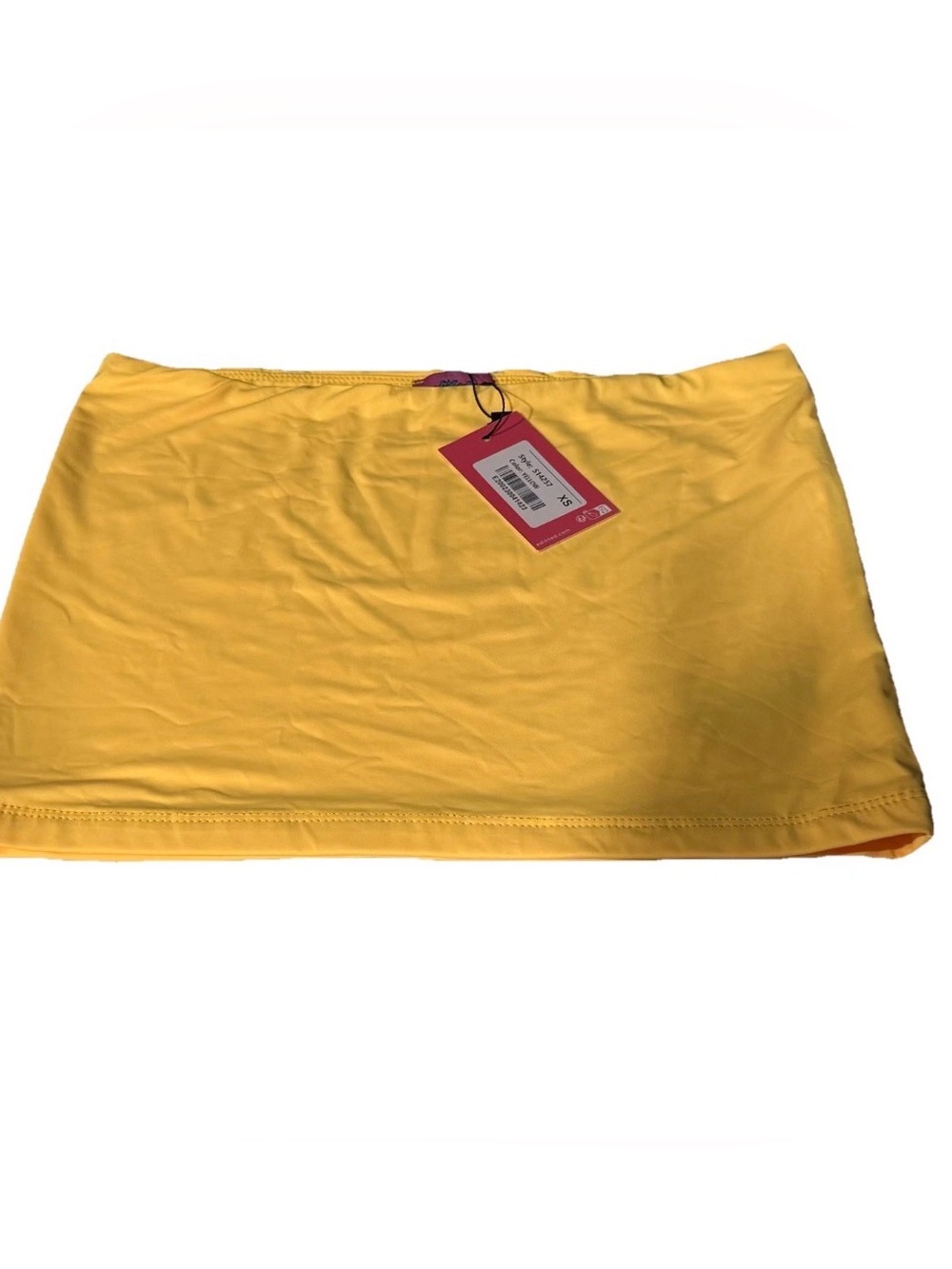 Edikted Selma Women’s Yellow Mini Skirt SZ XS Soft Stretchy NWT